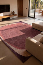 Louis de Poortere Craft Marble 2064 Rosewood vloerkleed in interieur
