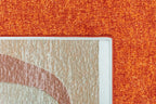 Close-up van het dessin van het Louis de Poortere Craft Marble 2065 Kanell vloerkleed