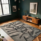 Louis de Poortere Meditation Kanji 2066 Dark Street vloerkleed in interieur