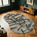 Louis de Poortere Meditation Kanji 2066 Dark Street vloerkleed in interieur