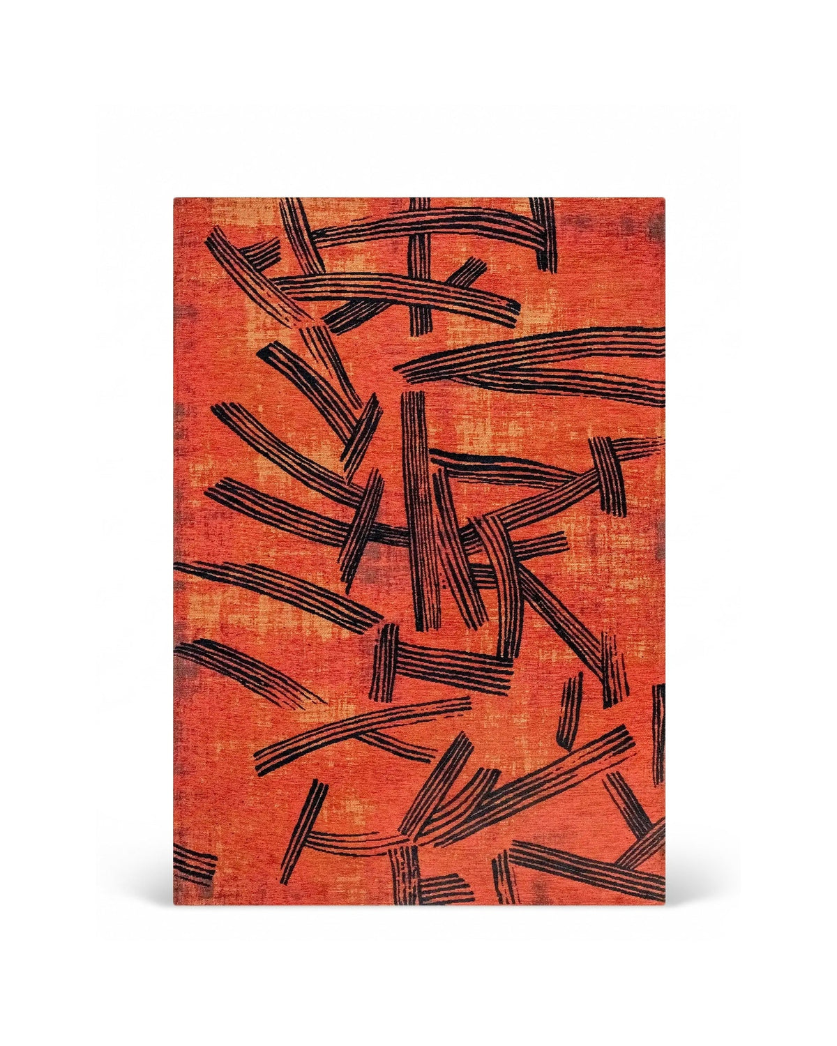 Louis de Poortere Meditation Kanji 2069 Ginger Chocolat vloerkleed