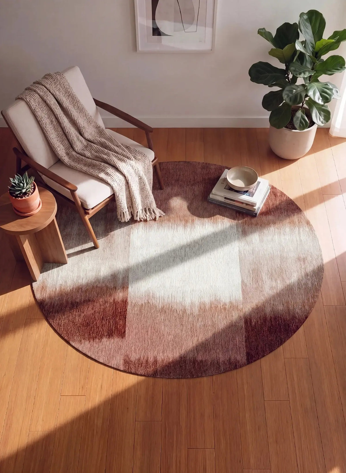 Louis de Poortere Meditation Sendai 2072 Rosebud vloerkleed in interieur