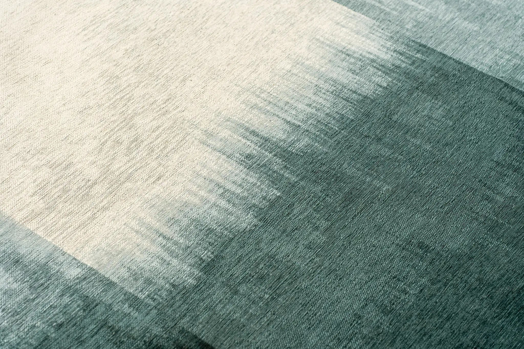 Close-up van het dessin van het Louis de Poortere Meditation Sendai 2073 Deep Water vloerkleed
