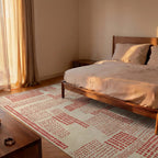 Louis de Poortere Craft Zen Garden 2078 Grenadine vloerkleed in interieur