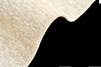 Louis de Poortere Craft Ribbon 2084 Pure Yellow vloerkleed met een plooi, dun en soepel