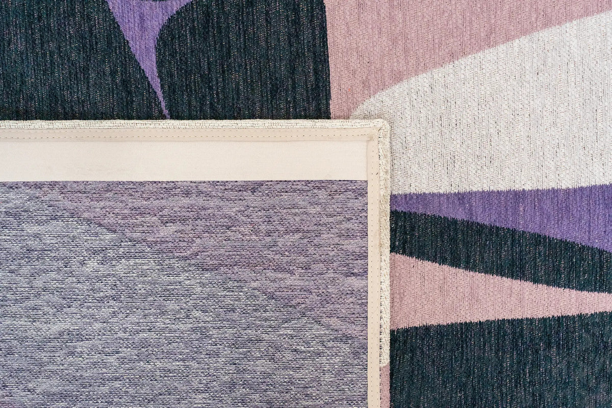 Close-up van het dessin van het Louis de Poortere Gallery Stones 2086 Eclipse vloerkleed
