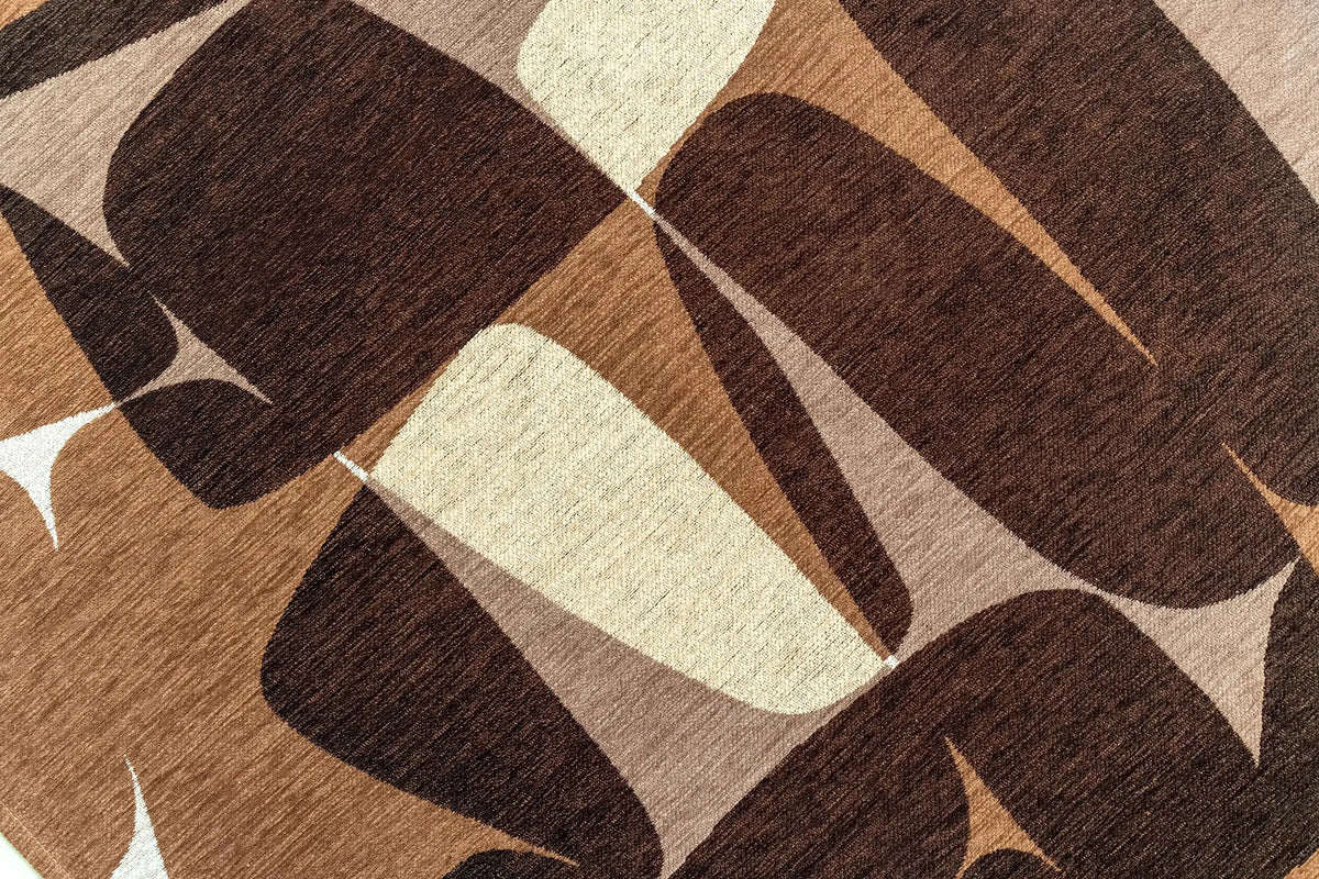 Close-up van het dessin van het Louis de Poortere Gallery Stones 2087 Cookie vloerkleed