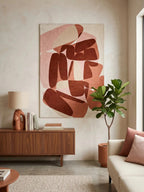 Louis de Poortere Gallery Stones 2088 Cherry Mocha vloerkleed in interieur