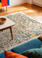Louis de Poortere Gallery Cubik 2094 United vloerkleed in interieur