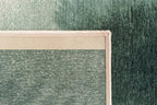 Close-up van het dessin van het Louis de Poortere Meditation Drop 2104 Green Day vloerkleed