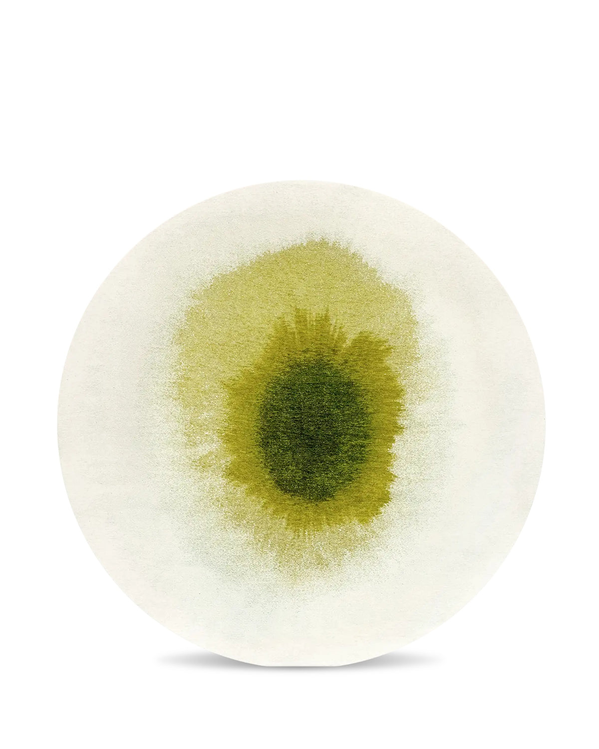 Louis de Poortere Meditation Drop 2105 Green Pepper vloerkleed in ronde maat