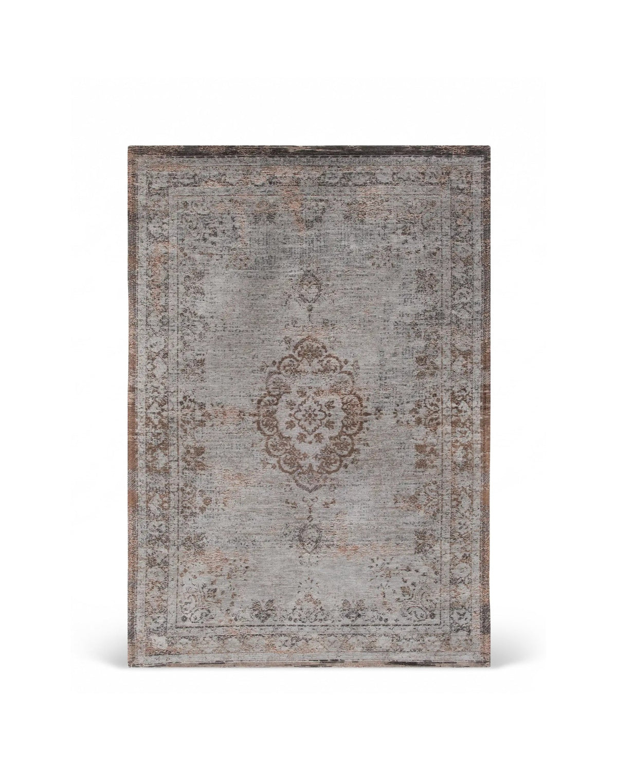 Louis de Poortere Fading World Medallion 8257 Grey Ebony vloerkleed