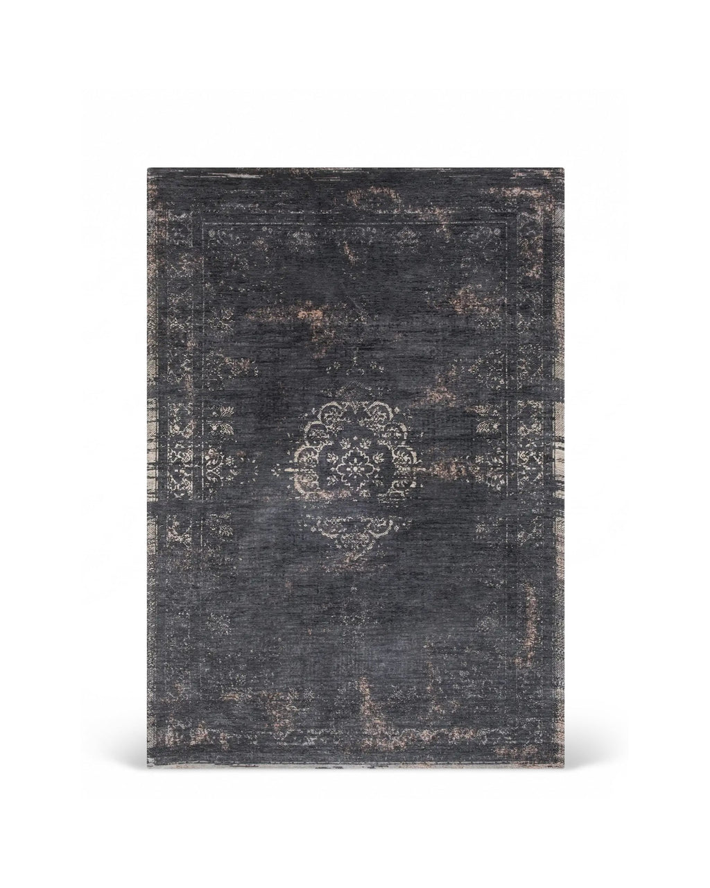 Louis de Poortere Fading World Medallion 8263 Mineral Black vloerkleed