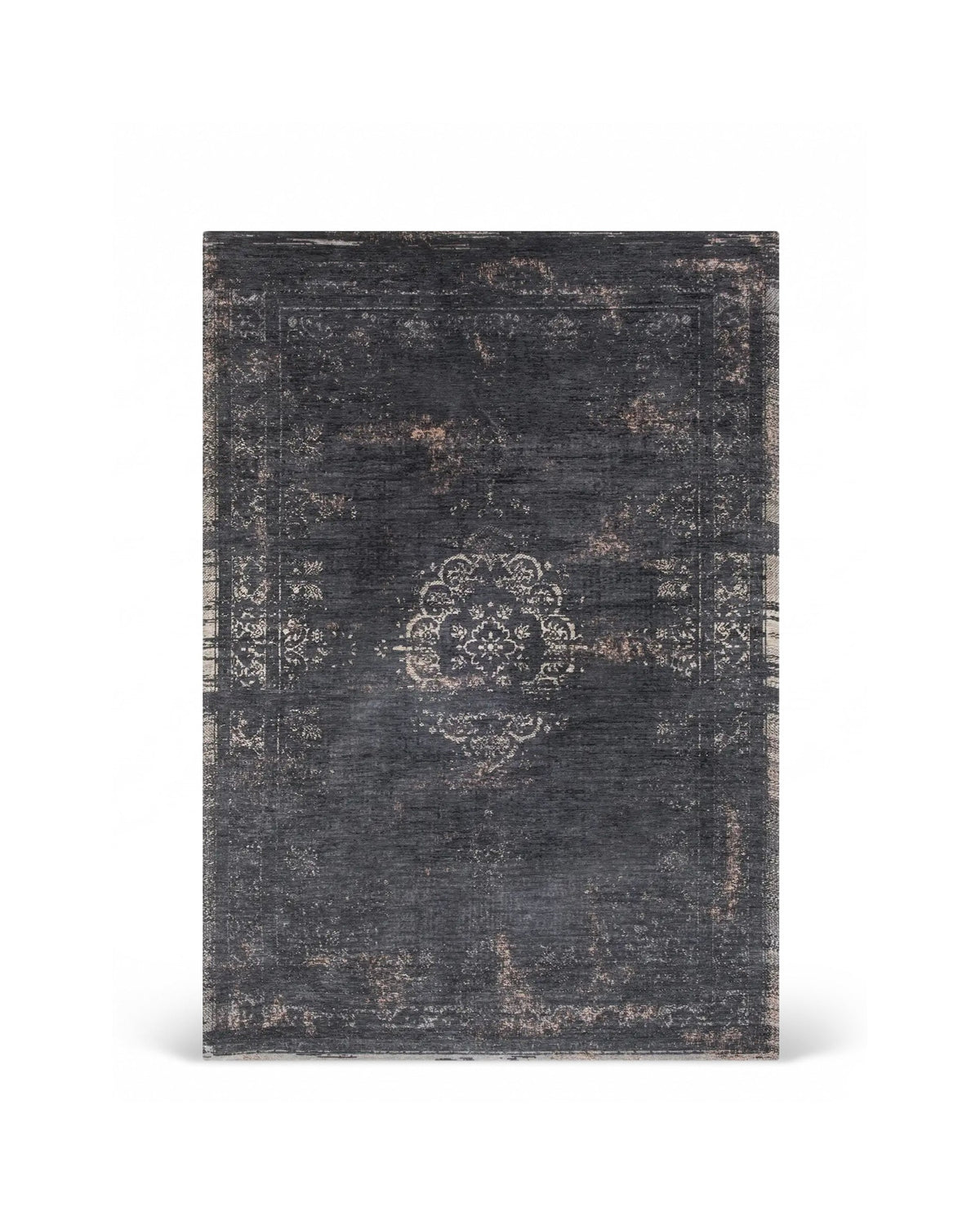 Louis de Poortere Fading World Medallion 8263 Mineral Black vloerkleed