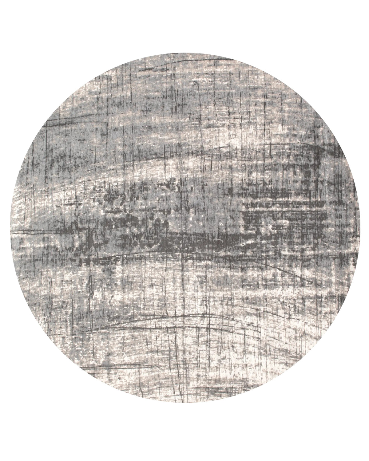 Louis de Poortere Mad Men Griff 8420 Jersey Stone vloerkleed in ronde maat