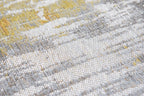 Close-up van het dessin van het Louis de Poortere Atlantic Streaks 8715 Sea Bright Sunny vloerkleed