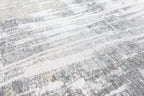 Close-up van het dessin van het Louis de Poortere Atlantic Streaks 8716 Coney Grey vloerkleed