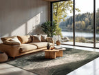 Louis de Poortere Mad Men Cracks 8723 Dark Pine vloerkleed in interieur