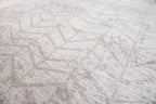 Close-up van het dessin van het Louis de Poortere Mad Men Jacob's Ladder 8929 White Plains vloerkleed