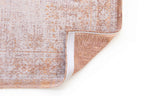Achterkant van het Louis de Poortere Fading World Medallion 9067 Salmon vloerkleed
