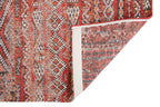 Achterkant van het Louis de Poortere Antiquarian Kilim 9115 Fez Red vloerkleed