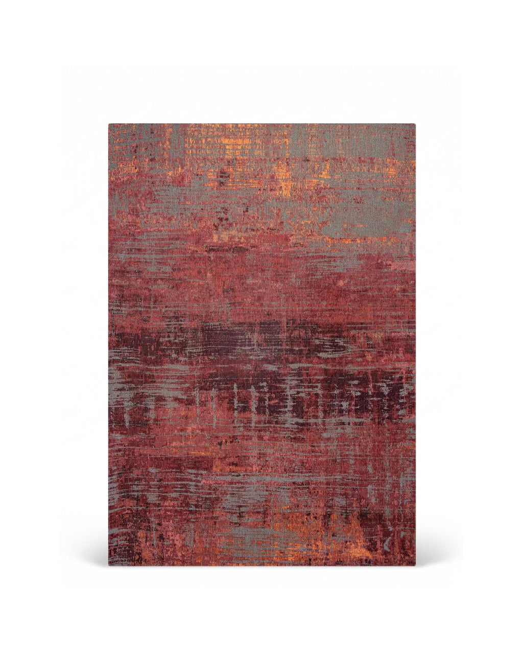 Louis de Poortere Atlantic Streaks 9125 Nassau Red vloerkleed