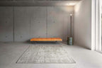Louis de Poortere Structures Baobab 9197 Dry Beige vloerkleed in interieur