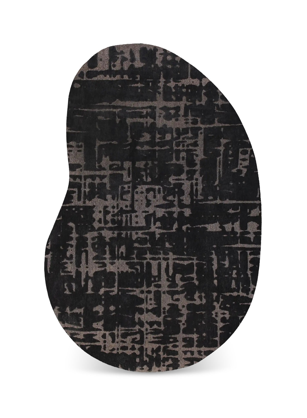 Louis de Poortere Structures Baobab 9200 Black Water vloerkleed in organische vorm