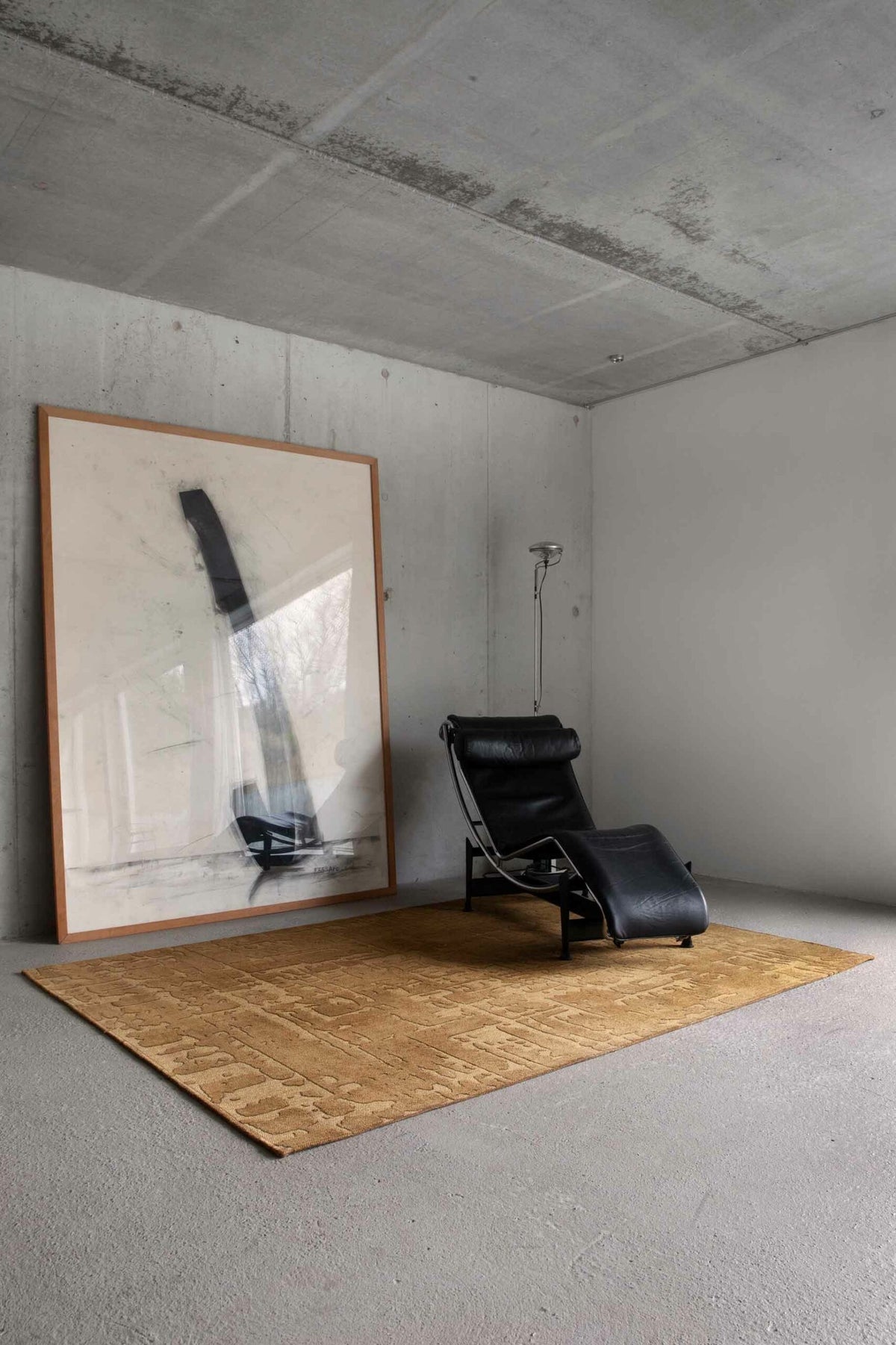 Louis de Poortere Structures Baobab 9201 Madagascar Gold vloerkleed in interieur