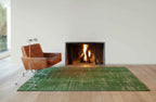 Louis de Poortere Structures Baobab 9202 Perrier's Green vloerkleed in interieur