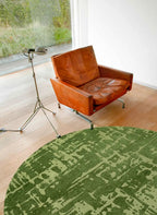 Louis de Poortere Structures Baobab 9202 Perrier's Green vloerkleed in interieur
