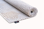 Louis de Poortere Meditation Coral 9228 Oyster White vloerkleed, opgerold