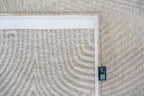 Achterkant van het Louis de Poortere Meditation Coral 9229 Shell Beige vloerkleed