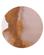 Louis de Poortere Meditation Lagoon 9326 Chestnut vloerkleed in ronde maat