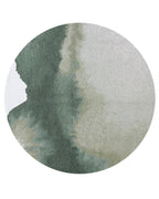 Louis de Poortere Meditation Lagoon 9331 Palm Green vloerkleed in ronde maat
