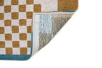 Achterkant van het Louis de Poortere Craft Chess 9338 Honey vloerkleed