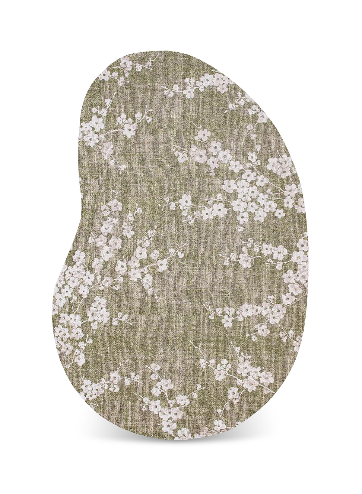 Louis de Poortere Sakura 9372 Wet Garden vloerkleed in organische vorm