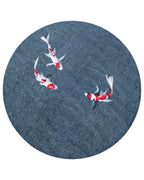 Louis de Poortere Pop Koi 9390 Japanese Pond vloerkleed in ronde maat