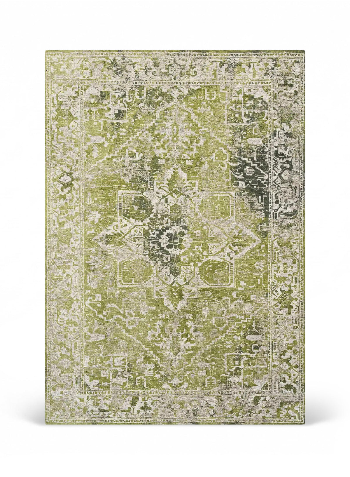 Louis de Poortere Antiquarian Tabriz 9645 Olive Wood vloerkleed