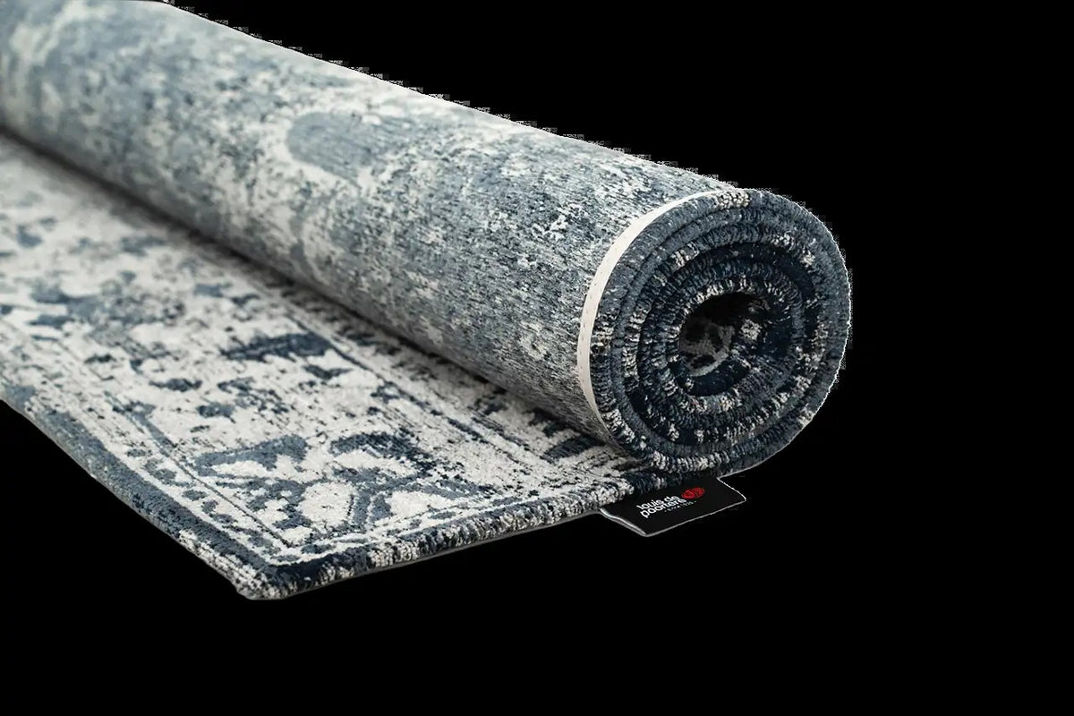 Louis de Poortere Antiquarian Tabriz 9646 Atlantide vloerkleed met een plooi, dun en soepel