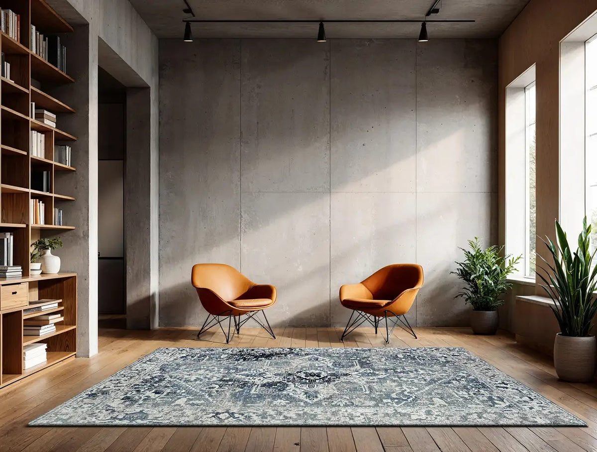 Louis de Poortere Antiquarian Tabriz 9646 Atlantide vloerkleed in interieur