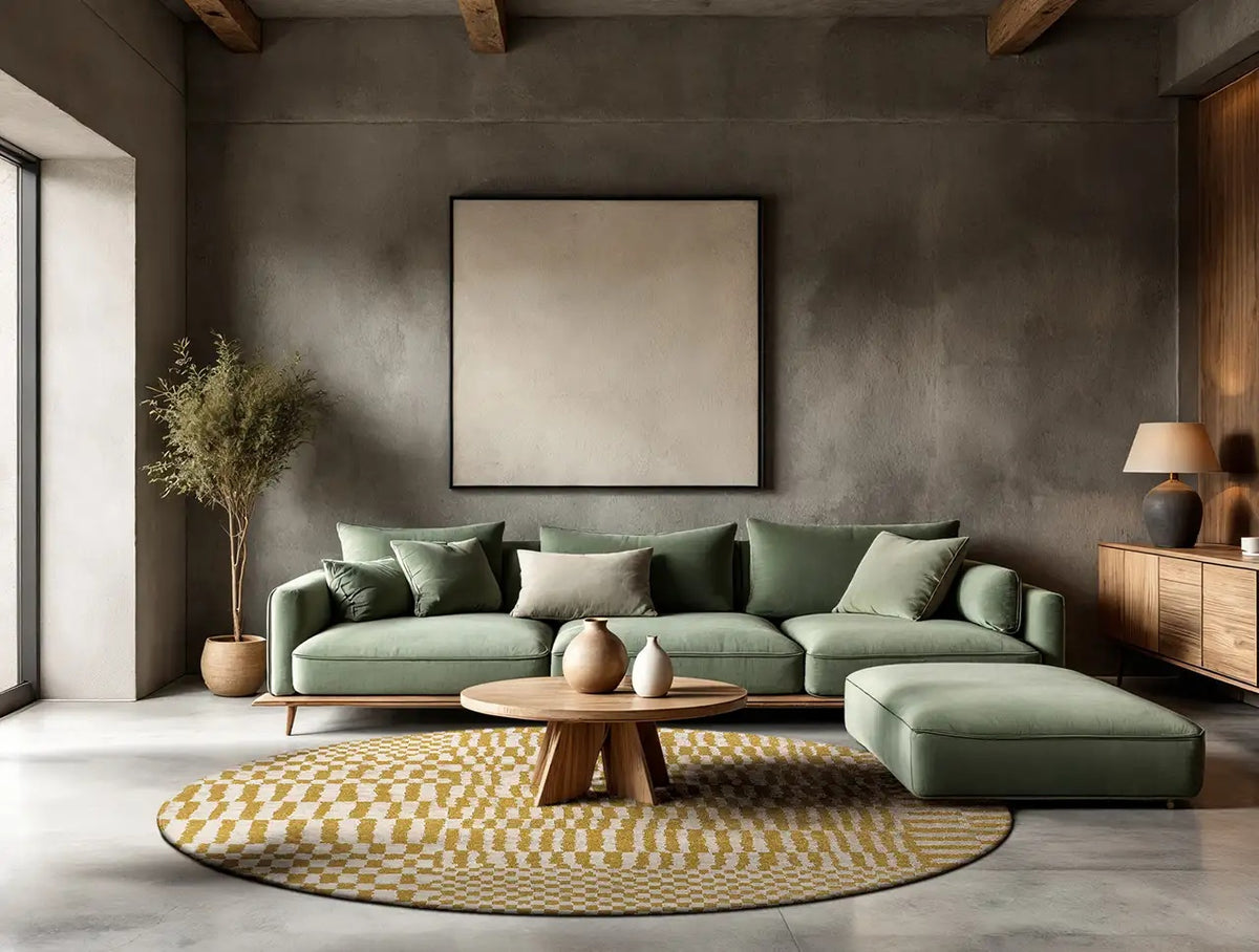 Louis de Poortere Structures Berber 9648 Erg vloerkleed in interieur