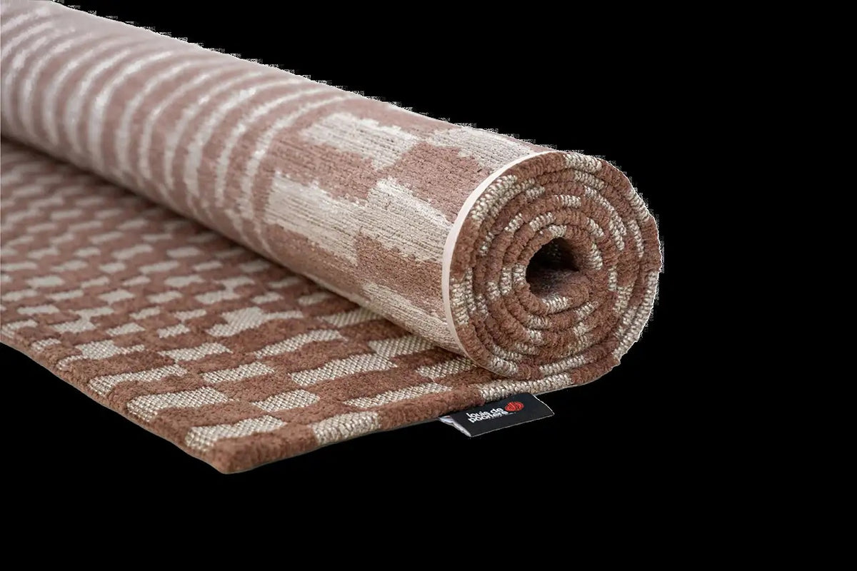 Louis de Poortere Structures Berber 9653 Ksar vloerkleed met een plooi, dun en soepel