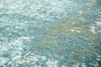 Close-up van het dessin van het Louis de Poortere Mad Men Virgin Land 9656 Neptune vloerkleed
