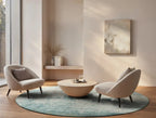 Louis de Poortere Mad Men Virgin Land 9656 Neptune vloerkleed in interieur