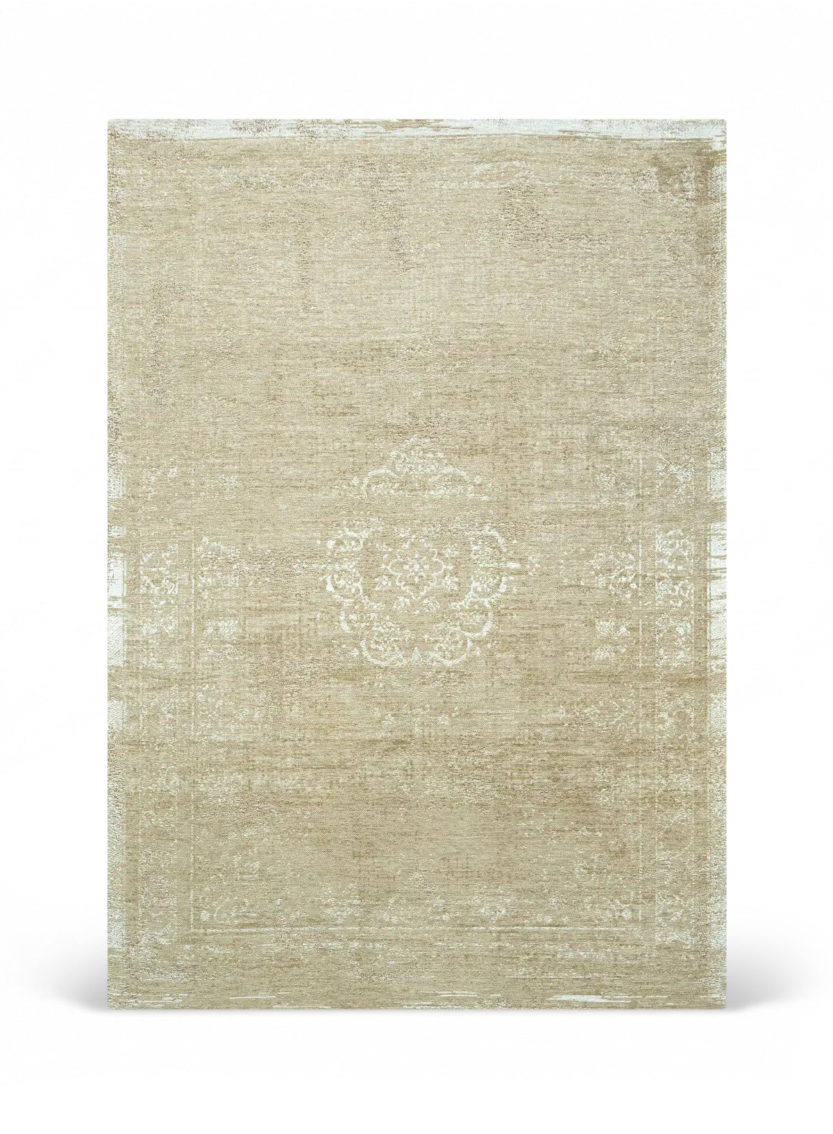 Louis de Poortere Fading World Medallion 9672 Milk Curry vloerkleed