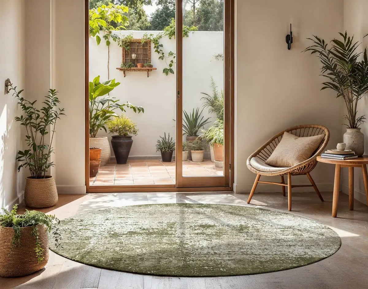 Louis de Poortere Mad Men Virgin Land 9727 Uranus vloerkleed in interieur
