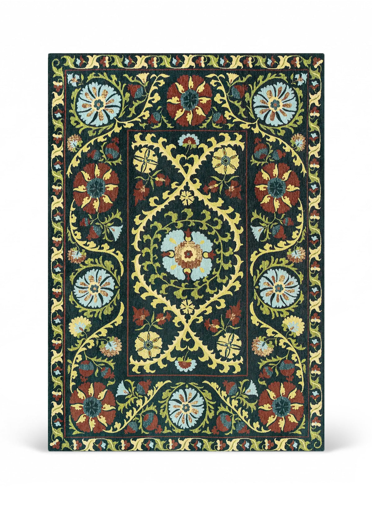 Louis de Poortere Antiquarian Suzani 9729 Bavaria vloerkleed