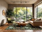 Louis de Poortere Antiquarian Suzani 9729 Bavaria vloerkleed in interieur