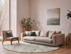 Louis de Poortere Mad Men Sol 9735 Albatre vloerkleed in interieur